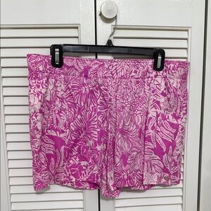 Lilly Pulitzer Pink Linen Women's Shorts